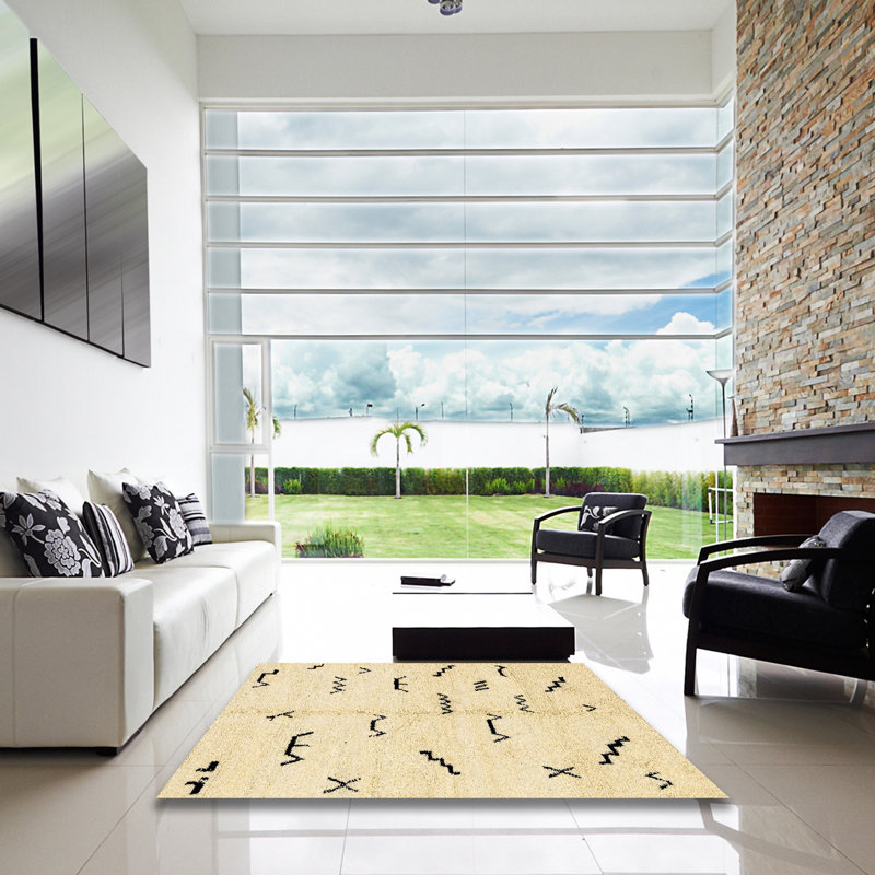 Rug Tycoon 100% Machine Washable Abstract 2909 Area Rug | Wayfair